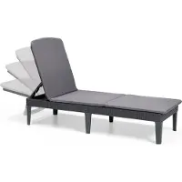 Keter Jaipur Bain de soleil Day Bed avec coussins 58 x 187 x 29 cm