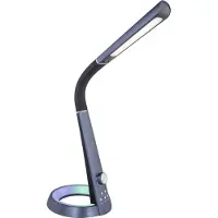 Globo Lampe de table plastique noir, LED