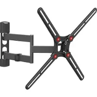 Barkan - Support mural long pour TV - 13 pouces - 65 pouces/33 cm - 165 cm - 36 kg - Noir