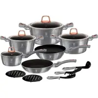 Berlinger Haus ensemble de pots en granit Moonlight 8759