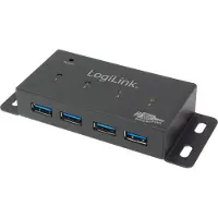 Logilink USB 3.0 HUB 4 ports, métal, alimentation incluse