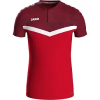 Jako Iconic Polo Hommes - Rouge / Bordeaux