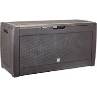 Prosperplast Coffre De Jardin Style Osier 310l 119x48x60 Cm