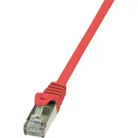 Logilink câble patch, cat. 5e, F/UTP, 1,0 m, rouge