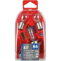 TCP Kit H4 8 ampoules 3 fusibles ampoules halogènes 12V Homologation européenne