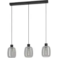 Eglo MOLOCHIO-Z, Noir, Acier, Polyvalent, IP20, Classe II, LED
