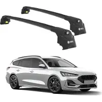 TURTLE Galerie de toit AIR-2 , Noir FORD FOCUS ESTATE (C519) 2019 - 2024
