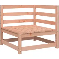 vidaXL Canapé d'angle de jardin 70 x 70 x 67 cm en bois massif de douglas