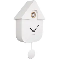 Karlsson - Horloge murale Moderne Coucou - Blanc