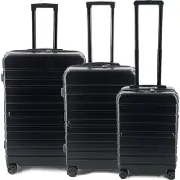 JSA Set de trousses de voyage 45610 3 pièces noir