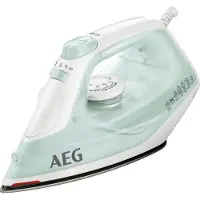 AEG DB1740 Fer à vapeur, semelle céramique, 2400 watts, vapeur verticale, anti-calcaire, arrêt automatique