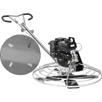 Vevor Truelle électrique, 46" truelle manuelle à ciment avec disque, 14 CV truelle de surface à air comprimé pour surfaces de béton lisses, ciment de chape commercial lourd, orange