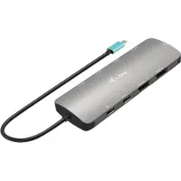 I-Tec i-tec USB-C Metal Nano 2x Display Docking Station + Power Delivery 100 W