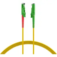 EFB Elektronik O0933.1 Duplex Jumper E2000 9/125 , OS2, LSZH, gelb, 3mm, 1m