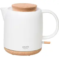 Adler Ad 1304 1l 1200w Kettle Blanc One Size / EU Plug 220V
