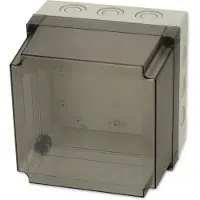Fibox Boîtier avec joint et couvercle, série : MNX, avec marquages métriques, matériau du boîtier : polycarbonate (PC). Dimensions : [informations sur les dimensions à compléter ici]