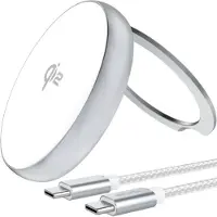 4smarts Charge. Kickstand à induction 15Wargent/argent 540987