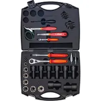 Unior Suspension Service Tool Set 32 Pieces Argenté