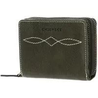 Chiemsee Cuir porte-monnaie Leather Wallet Green vert foncé