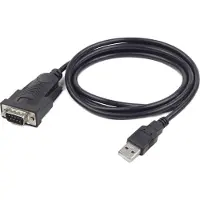 Gembird UAS-DB9M-02 serial cable Black 1.5 m USB Type-A DB-9