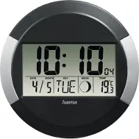 Hama Ischia Wall Clock Noir