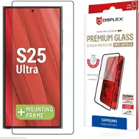 Displex Screenprotector Real Glass Full Cover voor de Samsung Galaxy S25 Ultra