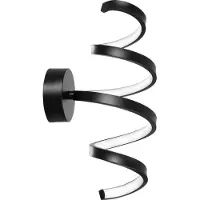 Toolight Applique Murale Led APP826-W Spring Black
