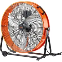 Vevor Ventilateur à Tambour Industriel 0,6 m Haute Vitesse Utilisation Commerciale Robuste