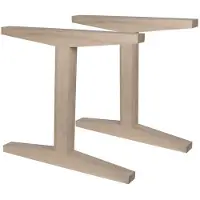 Wovar Pied de table bois hêtre en I 72 cm - Par set