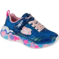 SKECHERS Eternal Heart Lights Sneaker bleu