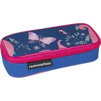 Eberhard Faber Trousse à crayons Papillon rose/bleu non équipée