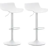 CLP lot de 2 tabourets de bar Aveiro