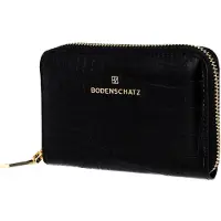Bodenschatz porte-monnaie Zip Around Wallet Black noir
