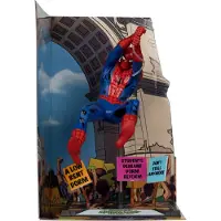 Mcfarlane Toys Marvel Collection PVC Statue 1/10 Spider-Man & Scene Gold Label (The Amazing Spider-Man #68) 15 cm