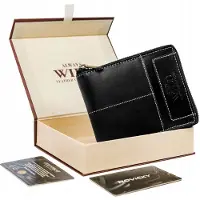 Always Wild Grand portefeuille zippé en cuir pour homme -