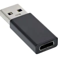 InLine 35810 Adaptateur USB 3.2, USB-A prise sur USB type-C prise femelle (Gen.1)