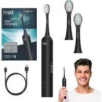 Uni-T Teesa TSA8082 Brosse à dents sonique Sonic Elite 65 dB, noir