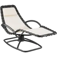 TecTake Chaise longue ergonomique TOULON - beige, par pièce