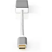 Nedis Cctb64550al02 Câble Adaptateur Usb-c Vers Mini Displayport F Usb 3.2 Gen 1 Plaqué Et Tressé Or 0.2 M