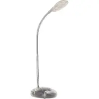 Brilliant LED Lampe de table Timmi | Lampe de bureau intemporelle | Plastique/métal | transparent | Réglable individuellement