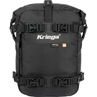 Kriega US-10 Drypack, sac arrière étanche ,Noir ,10 l
