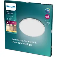 Philips Plafonnier LED Plafond 22W 2000lm 2700K SceneSwitch White Super Slim CL550
