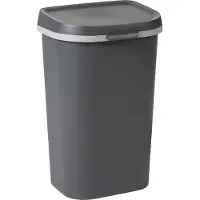 Allibert Poubelle Plat 50 L. 39.9 X 31.7 X H62.4 Cm Anthracite - Mistral - Curver