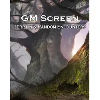 Loke Battle Mats GM Screen Terrain & Random Encounters - Accessoires de jeu de rôle sur table - ENG Edition