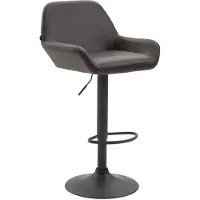 CLP Tabouret de bar Braga en simili cuir