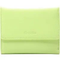 Esquire Cuir porte-monnaie Viktoria Flap Wallet Lime vert clair