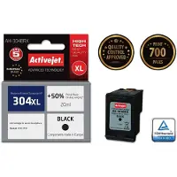 ActiveJet Encre AH-304BRX (remplace HP 304XL N9K08AE ; Premium ; 20 ml ; noire)