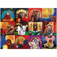 Sonstige Verlage Puzzle Calendrier Chinois - 1000 pièces