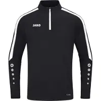 Jako Top ziptop Power pour enfants, Couleur:noir, Taille:128