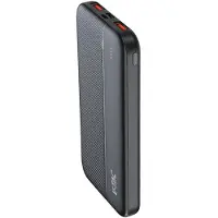 V-TAC Banque d'alimentation à charge rapide - 10000mAh - Noir